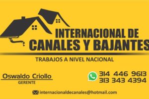 Internacional de canales y bajantes CajicÃ -CapellanÃ­a
